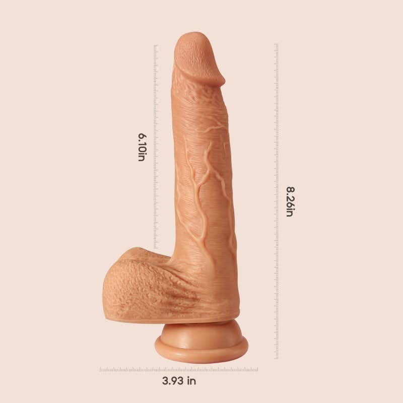 Big Boy 8" Vibrating Dildo