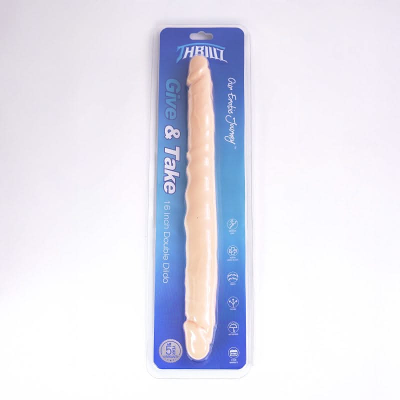 Give & Take  16" Double Dildo