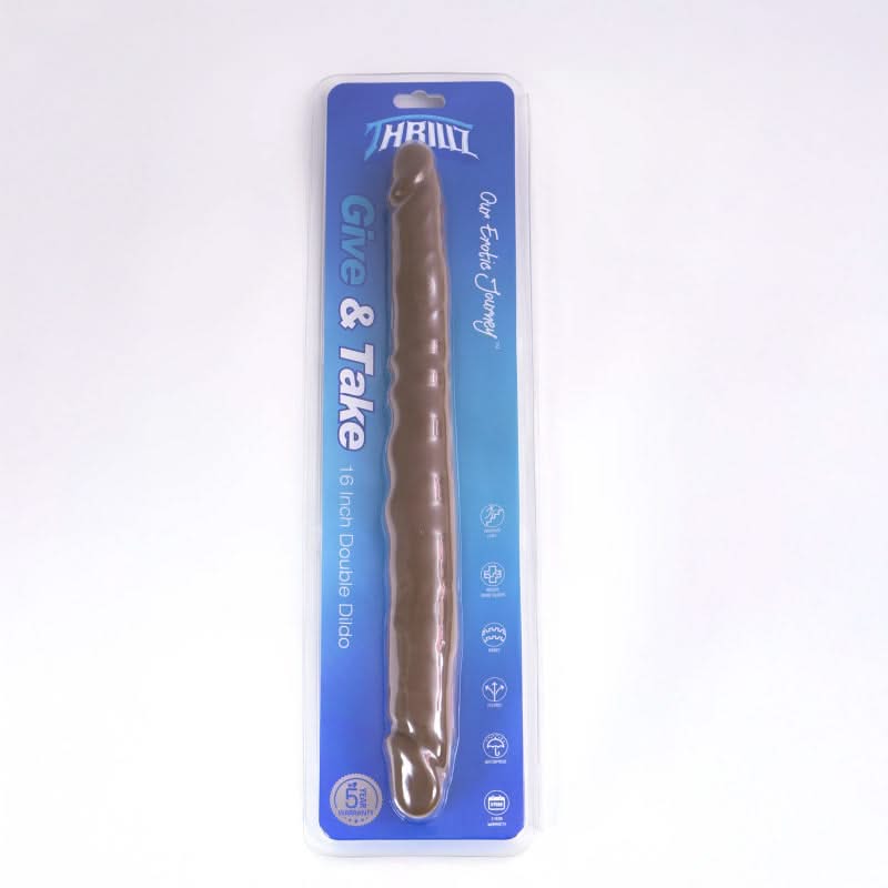 Give & Take  16" Double Dildo