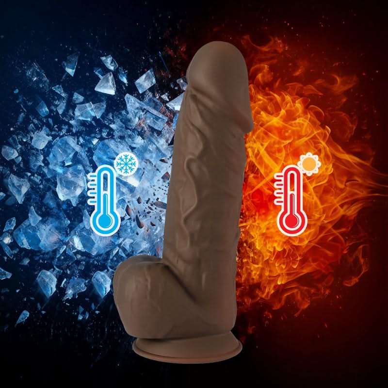 POC 8.5" Dildo - Brown