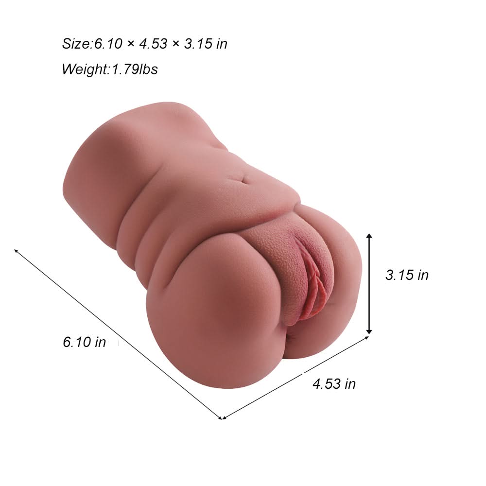 1.79LB Male Masturbator Sex Toys for Men, 3D Textured Sex Doll with Realistic Vagina