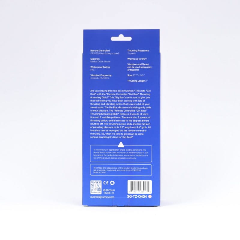 Big Boy 8" Vibrating Dildo
